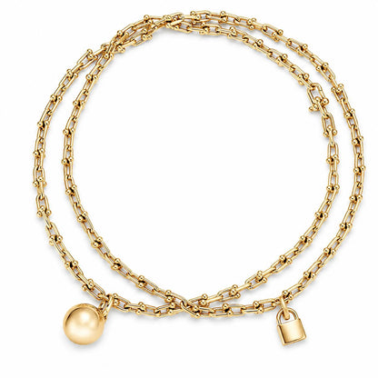 Luxury Gold Link Chain Necklace