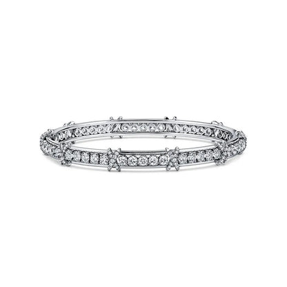 Luxury Two-Tone Zirconia Bracelet