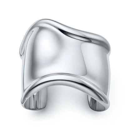 Luxury Gold Sculptural Cuff Bracelet