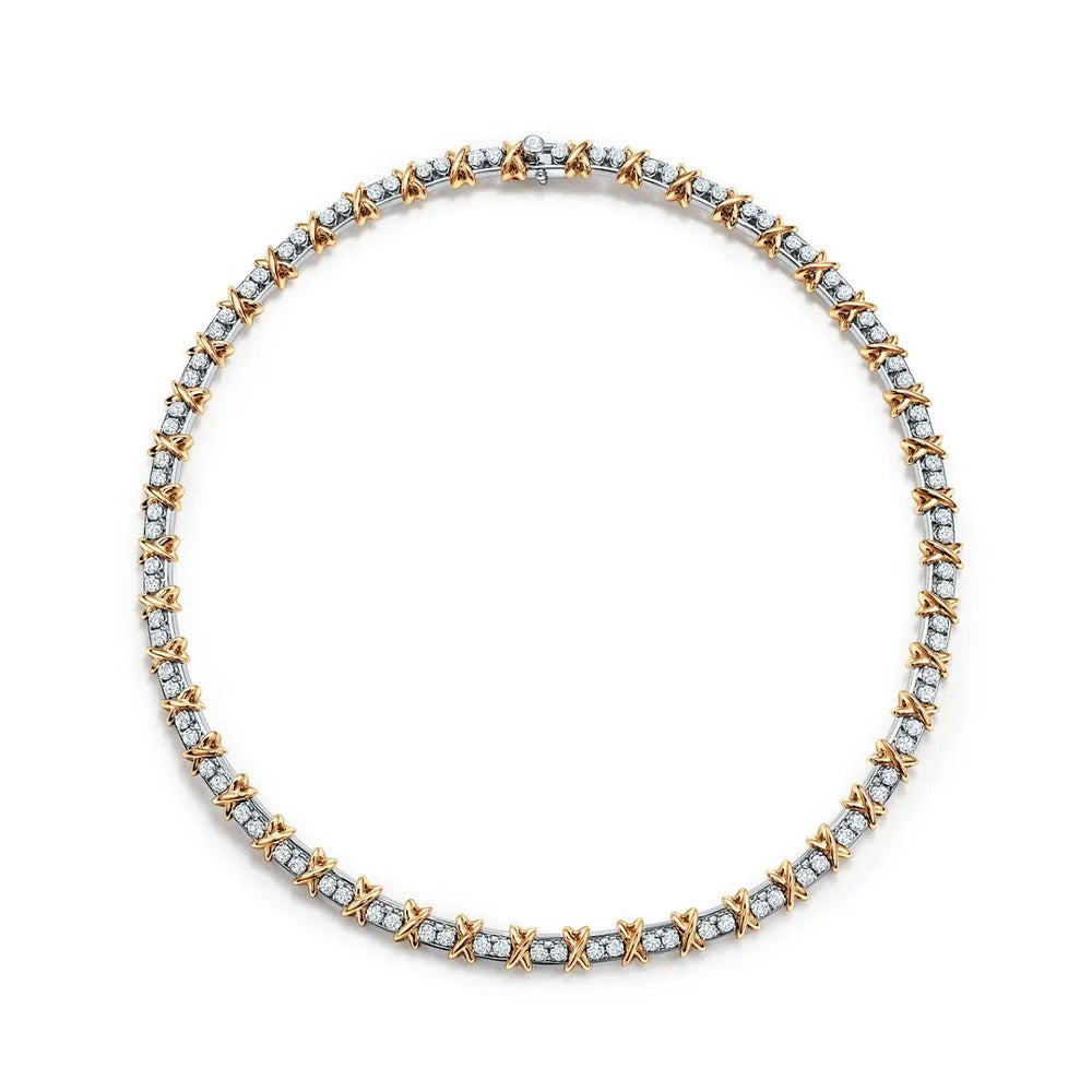 Elegant Two-Tone Necklace