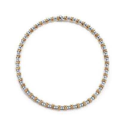 Elegant Two-Tone Necklace