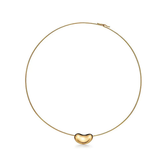 Luxury Gold Bean Necklace