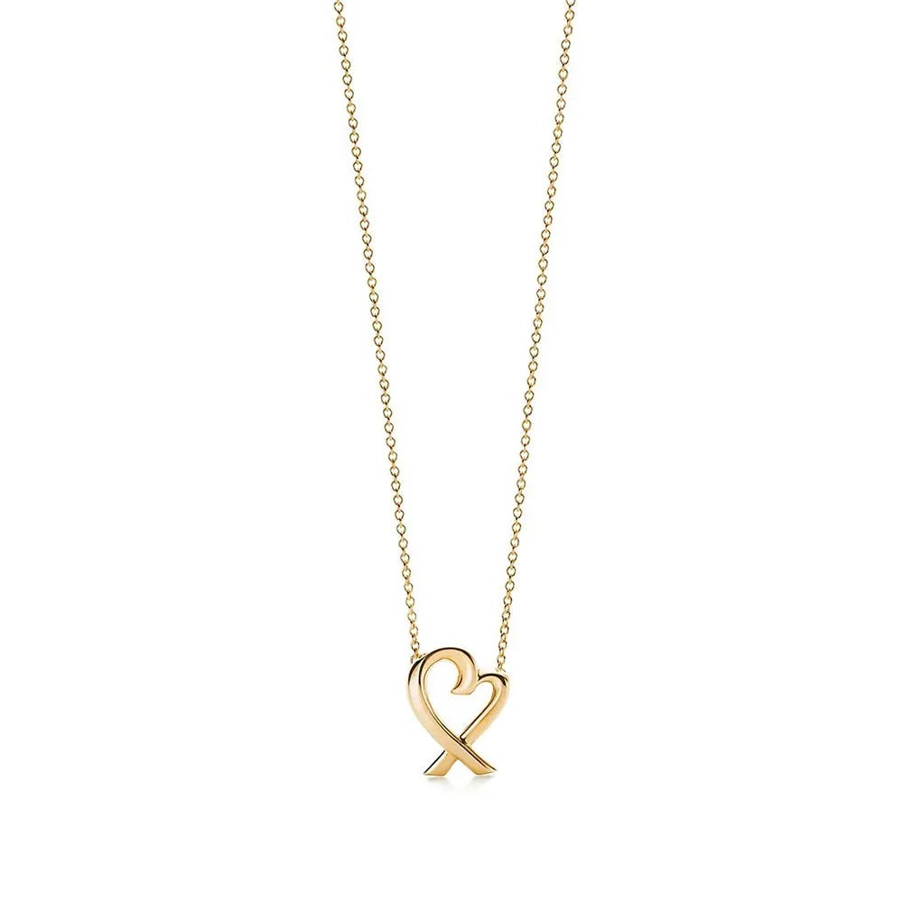 Luxury Gold Open Heart Necklace
