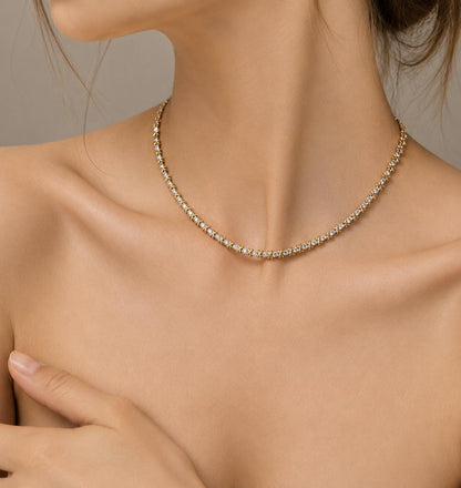 Elegant Two-Tone Necklace