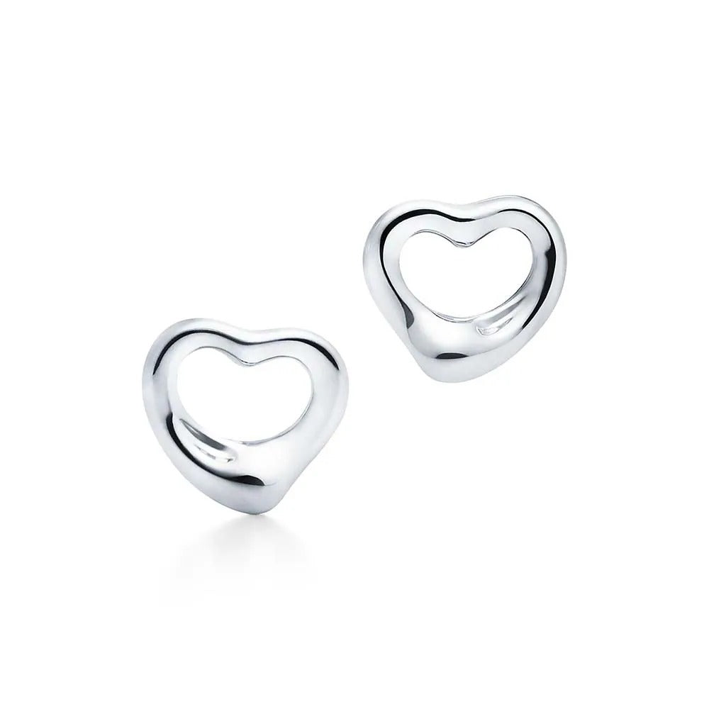 Luxury Gold Open Heart Earrings