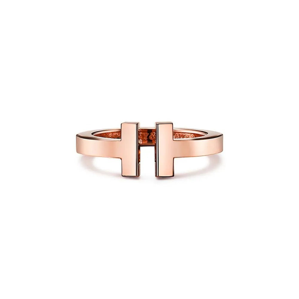 Luxury Silver Zirconia T Ring