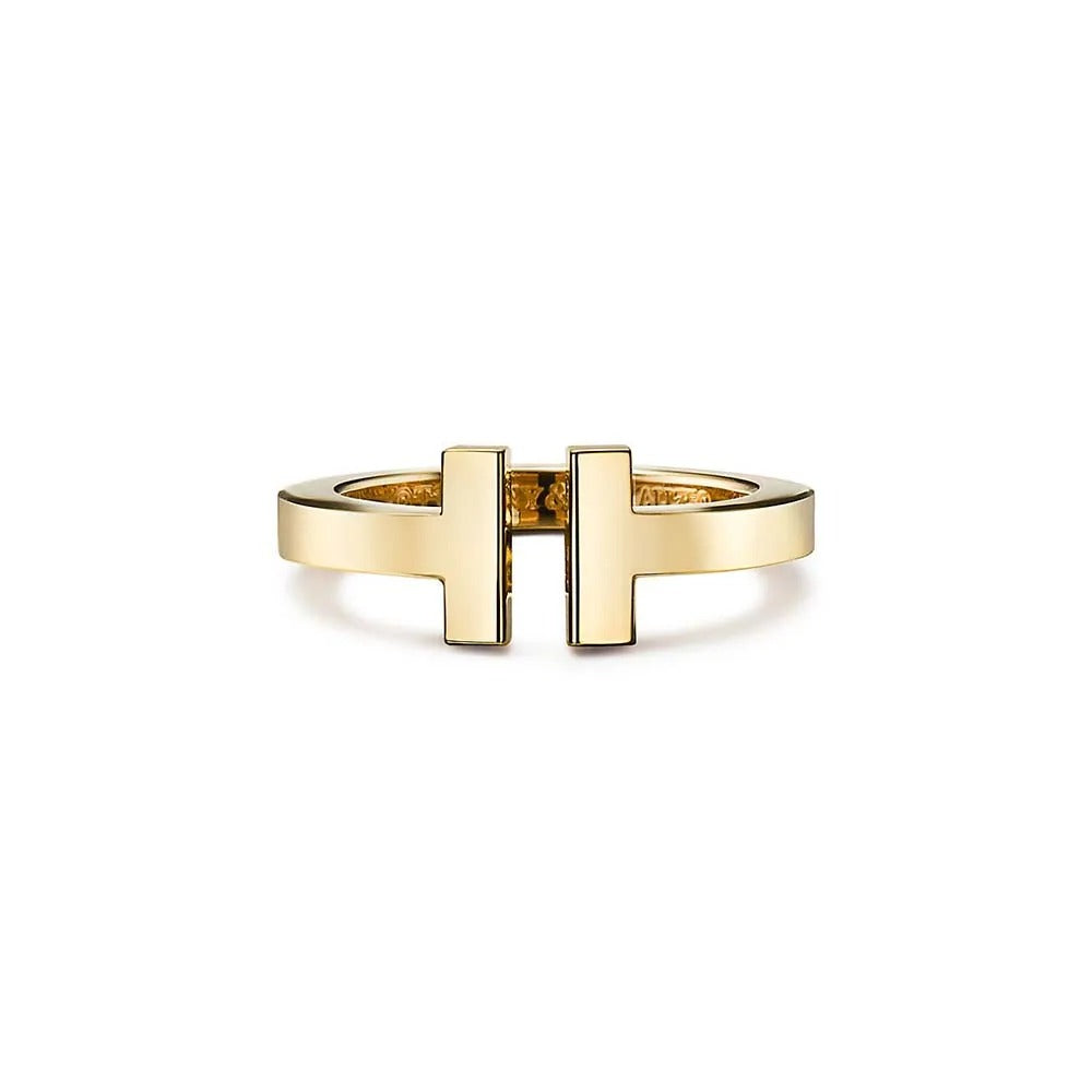 Luxury Silver Zirconia T Ring