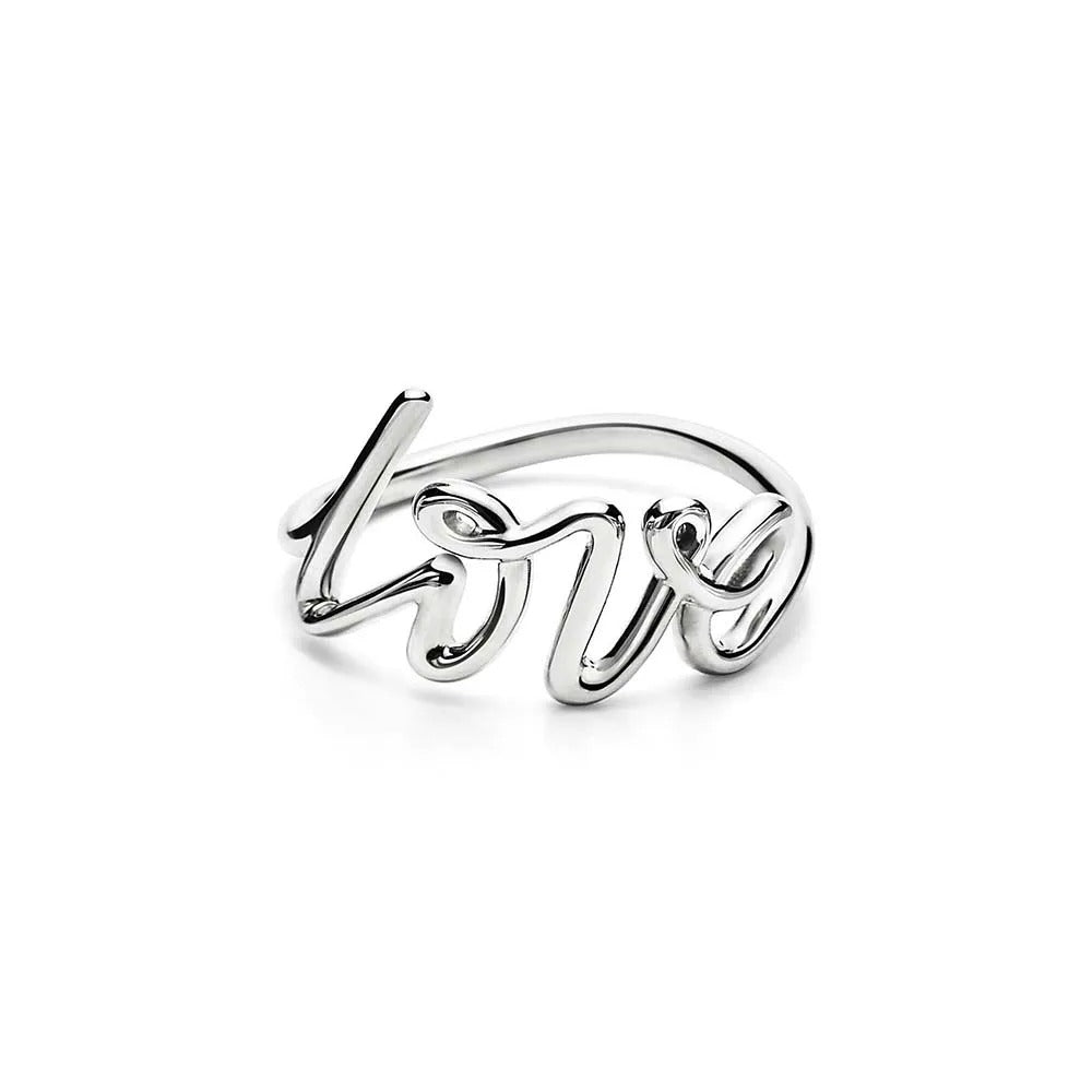 Luxury Rose Gold Love Ring