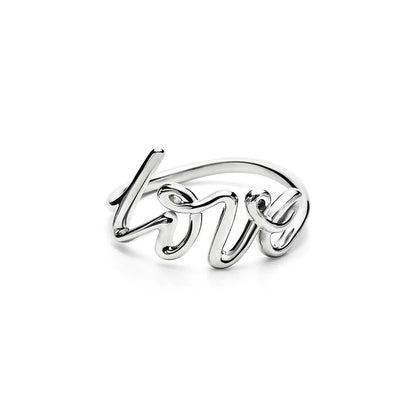 Luxury Rose Gold Love Ring