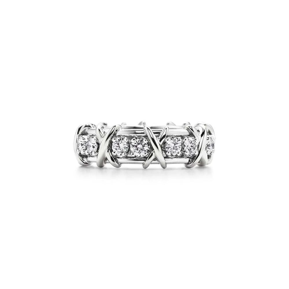 Luxury Two-Tone Zirconia Ring