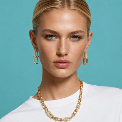 Luxury Gold Link Chain Necklace