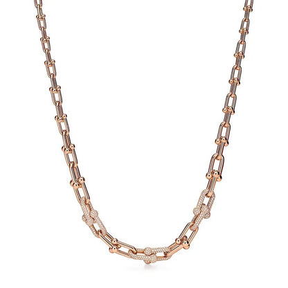 Luxury Gold Link Chain Necklace