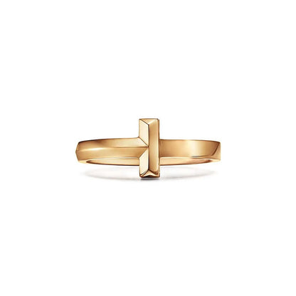 Luxury Silver Zirconia T Ring