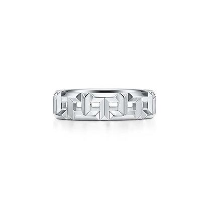 Luxury Rose Gold Geometric Ring