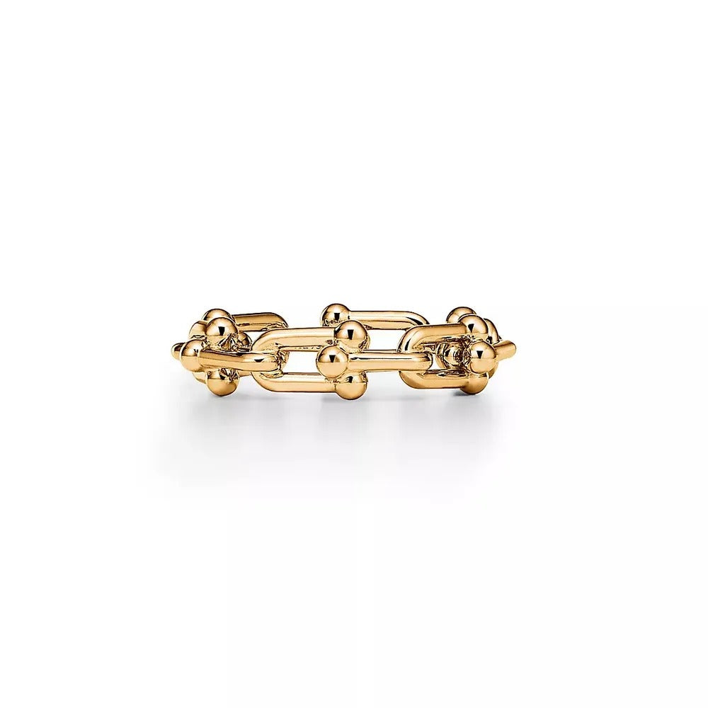 Luxury Rose Gold Geometric Ring