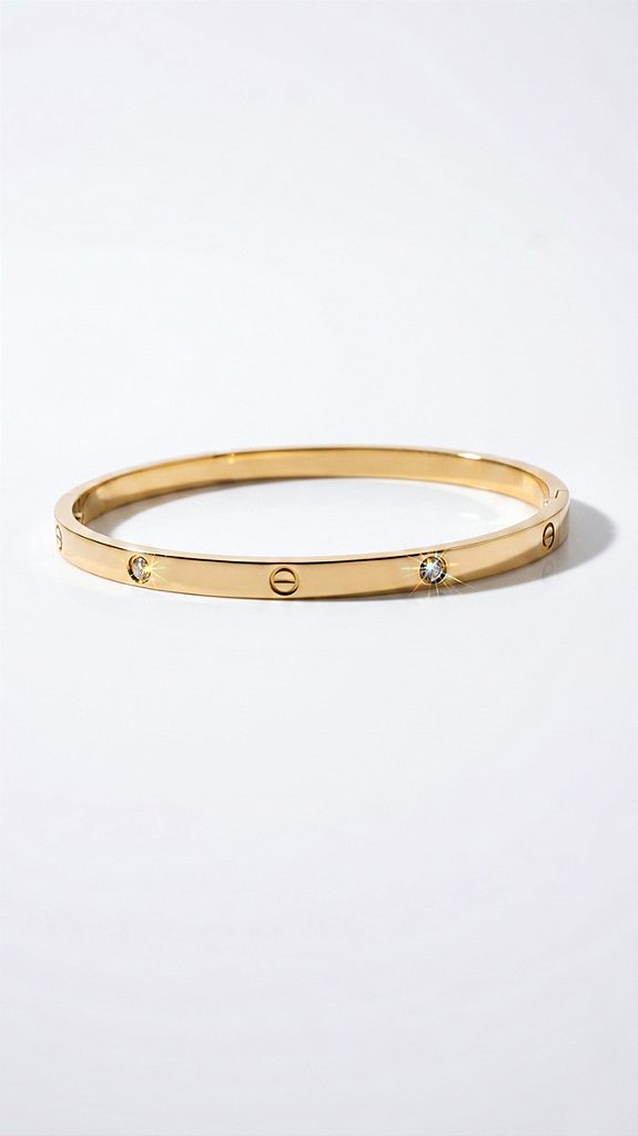 CT Love Slim Gold Zirconia Bracelet