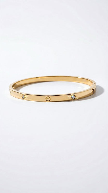CT Love Slim Gold Zirconia Bracelet