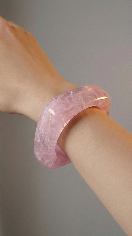 Bracelete Dupla Pérola Aço Prata
