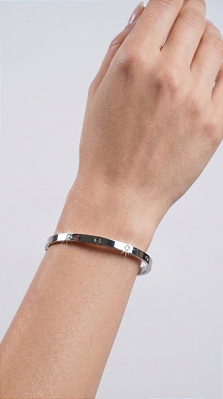 CT Love Slim Gold Zirconia Bracelet