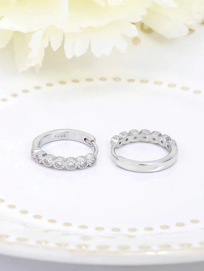 Elegant 925 Silver Infinity Earrings