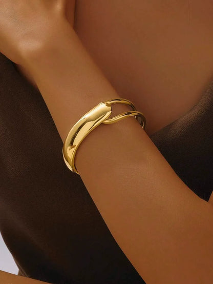 Elegant Silver Cuff Bracelet