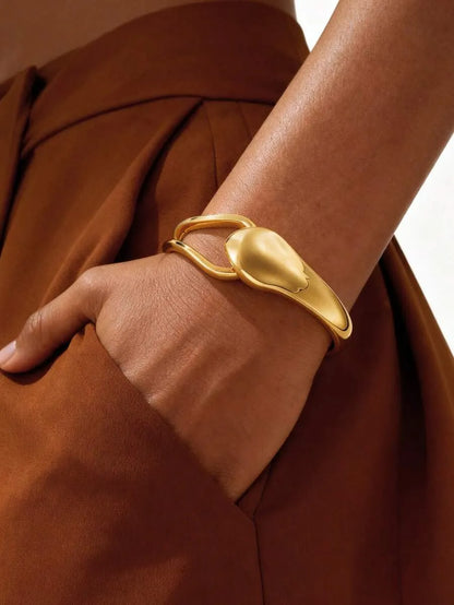 Elegant Silver Cuff Bracelet