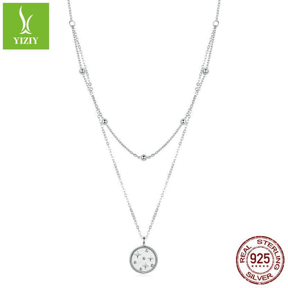 Luxury S925 Layered Celestial Necklace