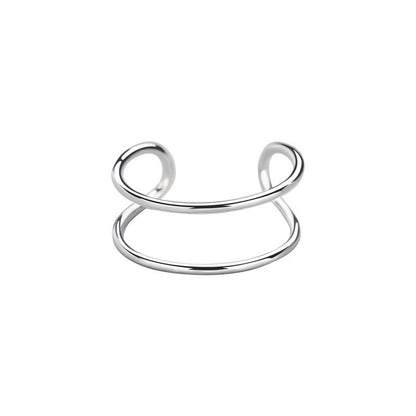 Luxury S925 Triple Line Open Ring