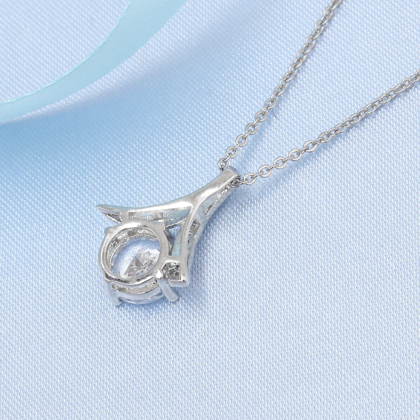 Luxury S925 Red Heart Zircon Necklace