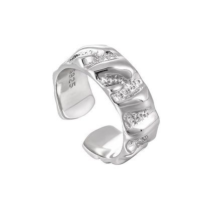 Luxury S925 Rotating Bead Ring