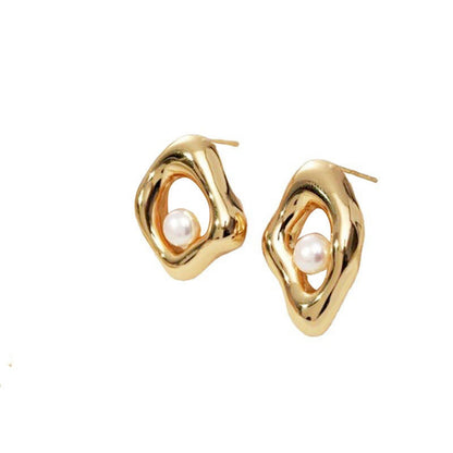 Luxury S925 Pearl Drop Earrings