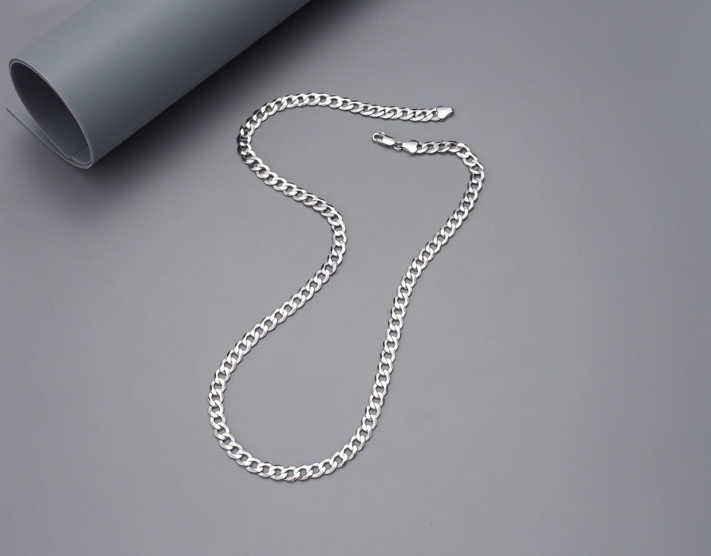 Luxury S925 Silver Cuban Chain Necklace
