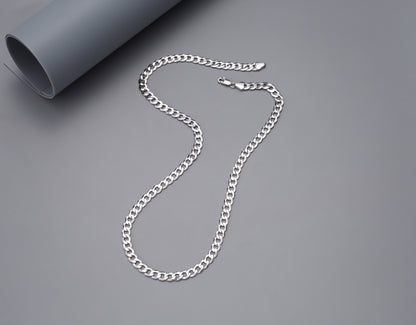 Luxury S925 Silver Cuban Chain Necklace