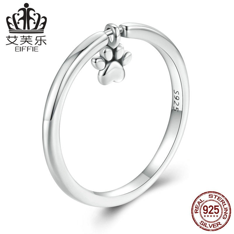 Luxury S925 Hummingbird Leaf Ring