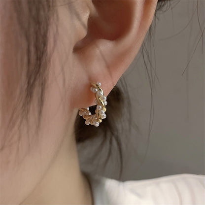 Luxury S925 Pearl Drop Earrings