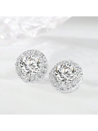 Elegant 925 Silver Infinity Earrings