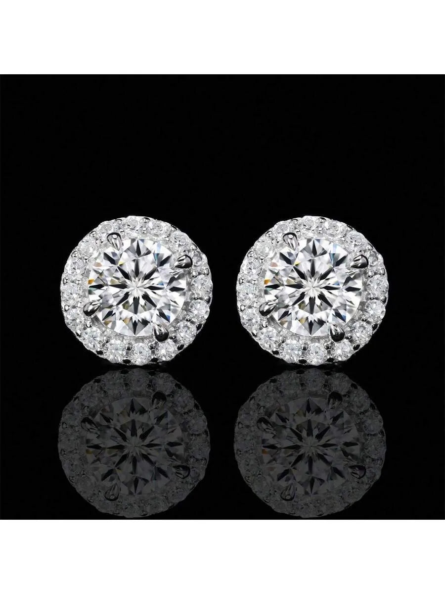 Elegant 925 Silver Infinity Earrings