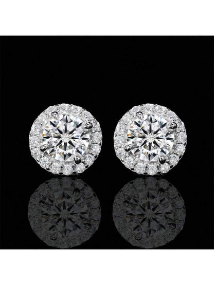 Elegant 925 Silver Infinity Earrings