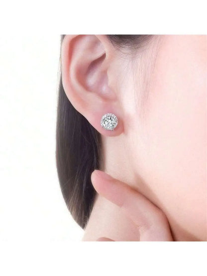 Elegant 925 Silver Infinity Earrings
