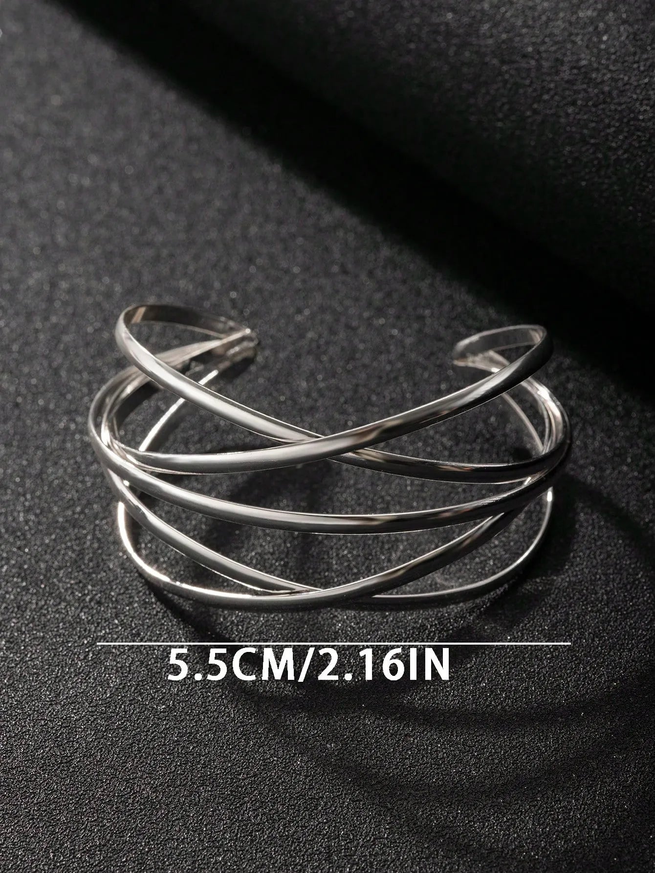 Elegant Open Wave Bracelet