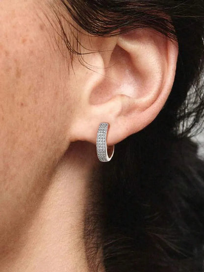 Elegant 925 Silver Infinity Earrings