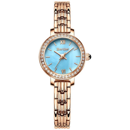 Luxury Rose Gold Crystal Watch