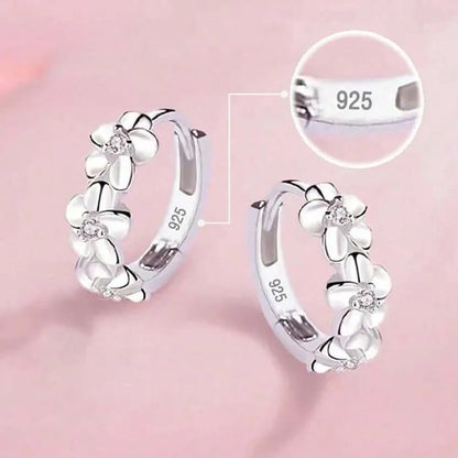 Luxury Gold Leaf Hoop Earrings
