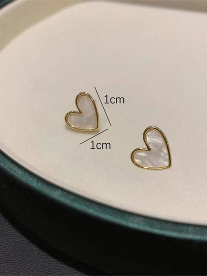 Elegant Gold Heart Jewelry Set