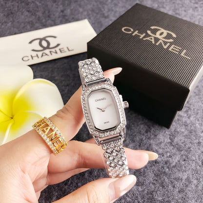 Luxury Gold Crystal Lattice Watch