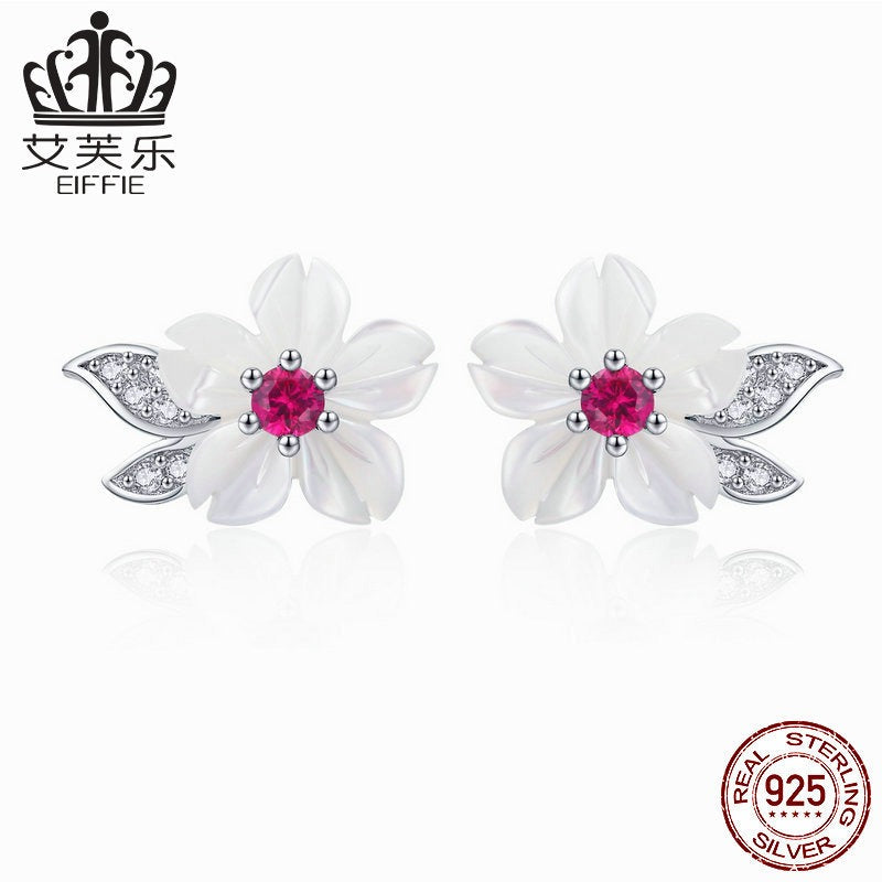 Luxury Gold Opal Petal Earrings
