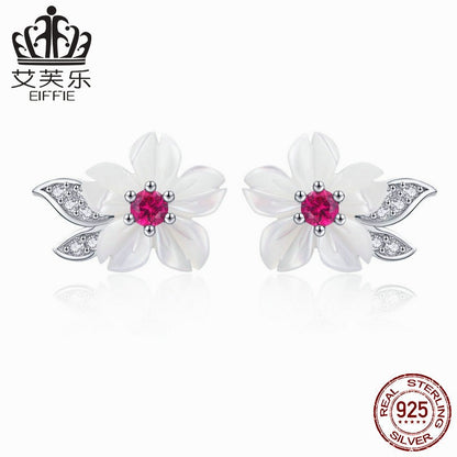 Luxury Gold Opal Petal Earrings