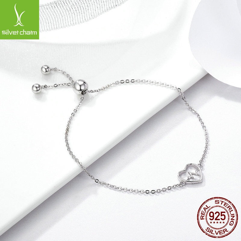 Luxury S925 Heartbeat Bracelet