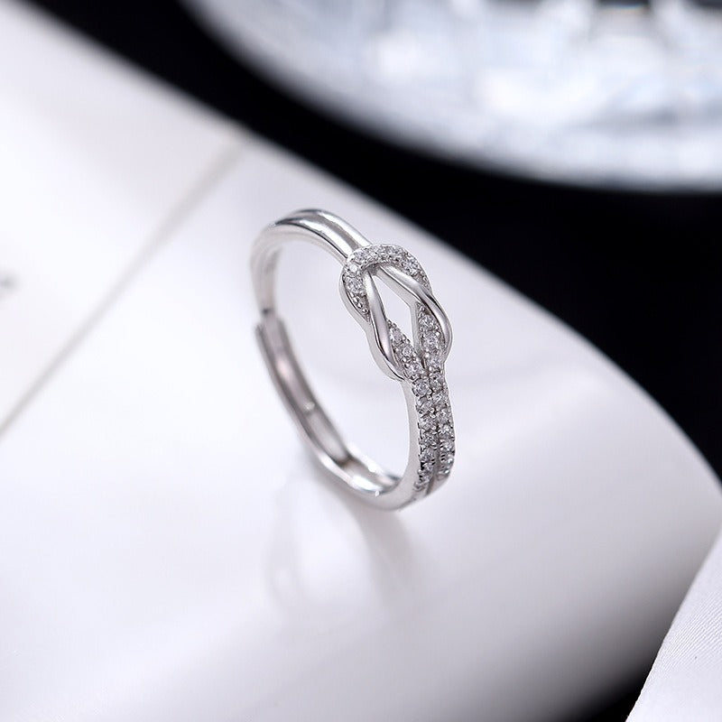 Luxury S925 Silver Geometric Ring