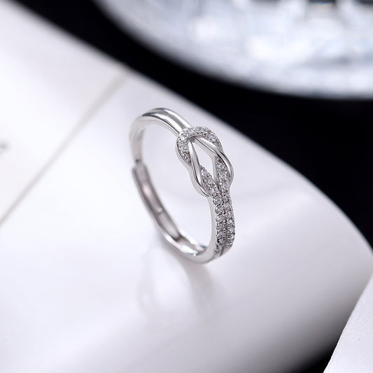 Luxury S925 Silver Geometric Ring